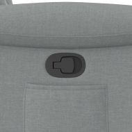 Реклайнер стол, светлосив, текстил