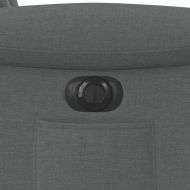 Електрически наклоняем стол, тъмносив, текстил