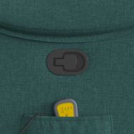 Масажен наклоняем стол, тъмнозелен, текстил