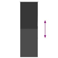 Ролетна щора Blackout Black 40x150 cm Ширина на плата 35,7 cm