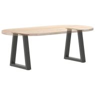 Крака за масичка за кафе, V-образна, 2 бр., антрацит, 28 x (42-43,3) см, стомана