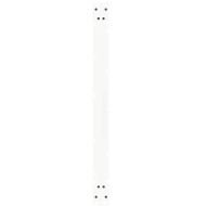 Крака за трапезна маса, V-образни, 3 бр., бели, 100 x (72-73,3) см, стомана