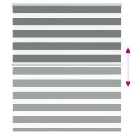 Зеброва щора 120x100 см ширина на плата 115,9 см полиестер