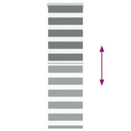 Зеброва щора 50x150 см ширина на плата 45,9 cm полиестер