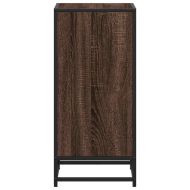 Шкаф за книги Кафяв дъб 40x35x76 cm Инженерна дървесина