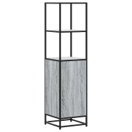 Висока дъска Grey Sonoma 35,5x35x139cm Обработено дърво и метал