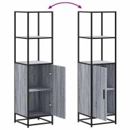 Висока дъска Grey Sonoma 35,5x35x139cm Обработено дърво и метал