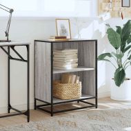 Шкаф за книги Grey Sonoma 60x35x76 cm Инженерна дървесина