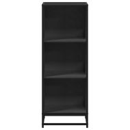 Шкаф библиотека, черен, 40x35x107,5 см, ПДЧ