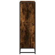 Библиотека, опушен дъб, 65,5x33x107,5 см, инженерно дърво