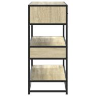 Конзолна маса, дъб сонома, 90x35x80 см, инженерно дърво