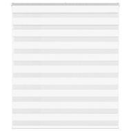 Зеброва щора бял 125x100 см Ширина на плата 120,9 см полиестер