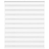 Зеброва щора бял 125x150 см Ширина на плата 120,9 см полиестер