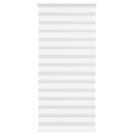 Зеброва щора бял 100x200 см ширина на плата 95,9 cm полиестер