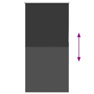 Ролетна щора Blackout Black 75x150 cm Ширина на плата 70,7 cm