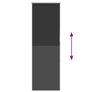 Ролетна щора Blackout Black 40x175 cm Ширина на плата 35,7 cm