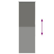 Ролетна щора Blackout Сив 60x150 см ширина на тъканта 55,7 см