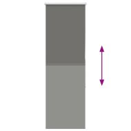 Ролкова щора Blackout Сив 45x150 cm Ширина на плата 40,7 cm