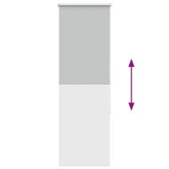 Ролкова щора Blackout Светло сиво 45x150 cm Ширина на плата