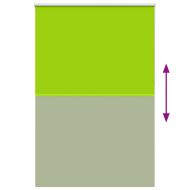 Ролкова щора Blackout Зелени листа 165x210 cm Ширина на плата