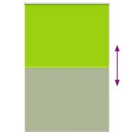 Ролкова щора Blackout Зелени листа 165x230 cm Ширина на плата