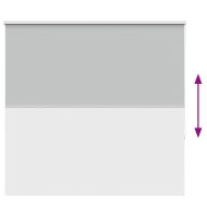 Ролкова щора Blackout Светло сиво 165x130 cm Ширина на плата