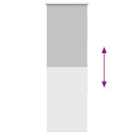 Ролкова щора Blackout Светло сиво 50x175 cm Ширина на плата