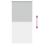 Ролкова щора Blackout Светло сиво 70x150 cm Ширина на плата