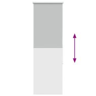 Ролкова щора Blackout Светло сиво 60x150 cm Ширина на плата