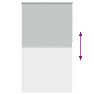 Ролкова щора Blackout Светло сиво 130x210 cm Ширина на плата