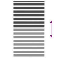 Зеброва щора 125x230 см Ширина на плата 120,9 см полиестер