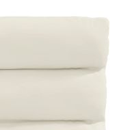 Трапезни столове, 4 бр, кремави, кадифе