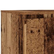 ТВ шкаф с LED осветление, 140x40x36 см, инженерно дърво