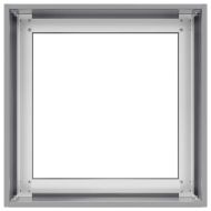 Кашпа, 40x40x40 см, поцинкована стомана