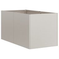 Кашпа, ръждива, 40x80x40 см, патинираща стомана