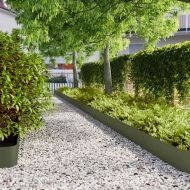 Краища за тревни площи 10 бр. маслиненозелени 20x103 cm