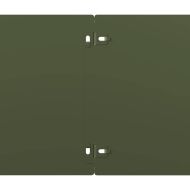 Краища за тревни площи 10 бр. маслиненозелени 20x103 cm