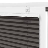 Плисирана щора черна 75x150 cm Ширина на плата 74,4 cm