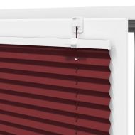 Плисирана щора Бордо червено 75x150 cm Ширина на плата 74,4 cm