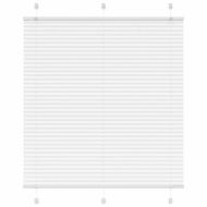 Плисирана щора Бяла 120x150 cm Ширина на плата 119,4 cm