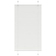 Плисирана щора Бяла 75x150 cm Ширина на плата 74,4 cm Полиестер