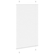 Плисирана щора Бяла 75x150 cm Ширина на плата 74,4 cm Полиестер