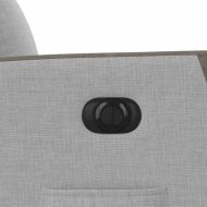 Електрически наклоняем стол, облачно сив, текстил