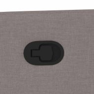 Масажен наклоняем стол, таупе, текстил