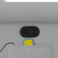 Масажен стол за лежанка Cloud Grey Fabric