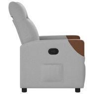Recliner Chair Cloud Grey Fabric