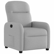 Recliner Chair Cloud Grey Fabric