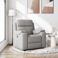 Recliner Chair Cloud Grey Fabric