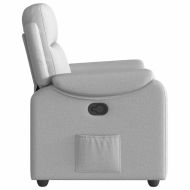 Recliner Chair Cloud Grey Fabric