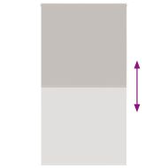 Душ ролетна щора 130x240 см Ширина на плата 126 см